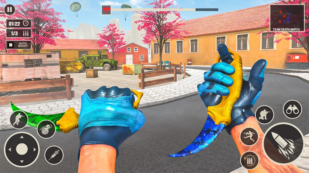 Offline War Shooting Games 3D [МОД: Меню, Бесконечные монеты и Открытые уровни] Screenshot 3