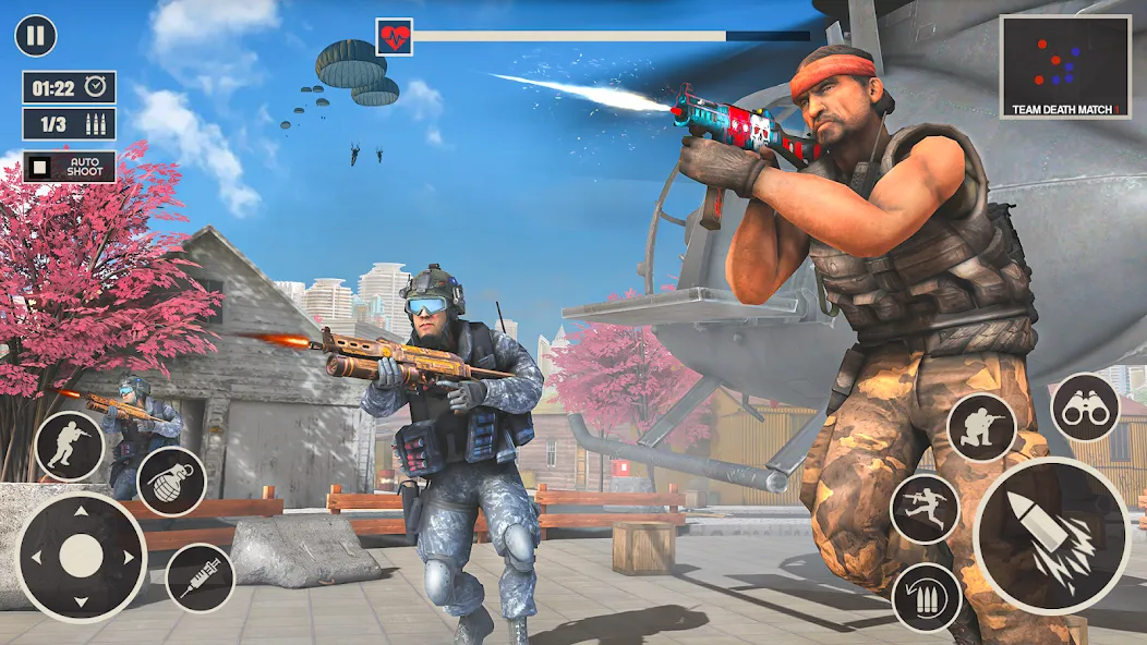 Offline War Shooting Games 3D [МОД: Меню, Бесконечные монеты и Открытые уровни] Screenshot 5