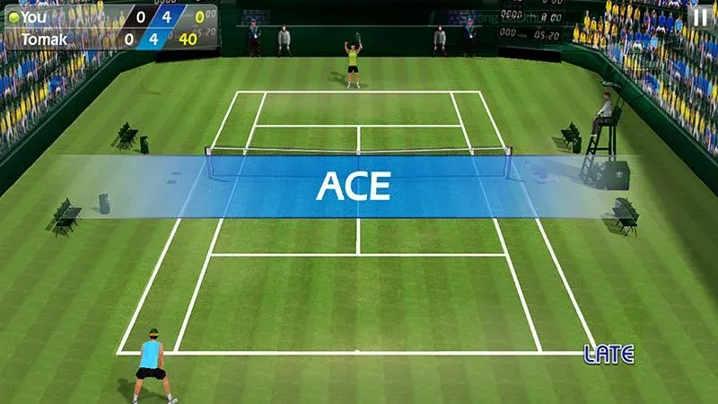 3D Tennis [МОД: Меню, Бесконечные монеты и Открытые уровни] Screenshot 2