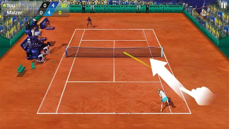 3D Tennis [МОД: Меню, Бесконечные монеты и Открытые уровни] Screenshot 3