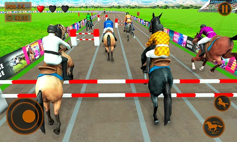 Mounted Horse Racing Games [МОД: Много денег, Монет и Все открыто] Screenshot 1