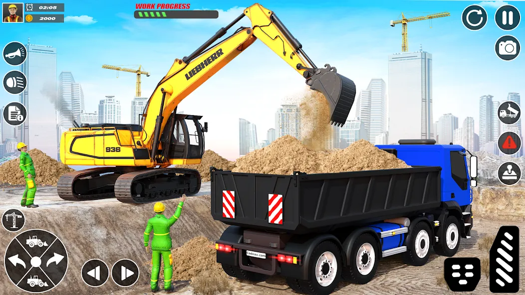 City Builder Construction Sim (Сити Билдер Констракшн Сим) [МОД: Деньги, Монеты и Меню MOD] Screenshot 1