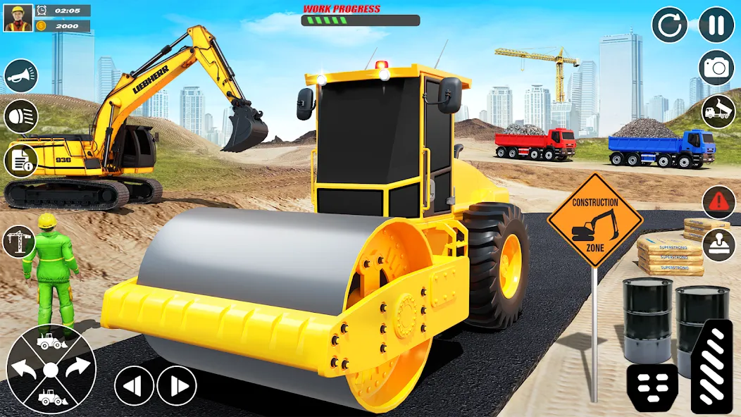 City Builder Construction Sim (Сити Билдер Констракшн Сим) [МОД: Деньги, Монеты и Меню MOD] Screenshot 2