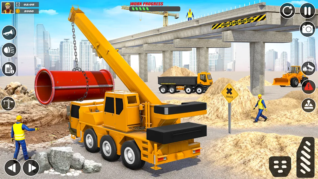 City Builder Construction Sim (Сити Билдер Констракшн Сим) [МОД: Деньги, Монеты и Меню MOD] Screenshot 3