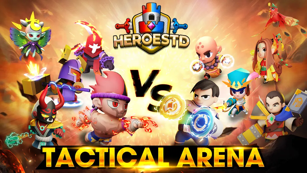 HeroesTD: Esport Tower Defense (ГероиТД) [МОД: Деньги, Монеты и Меню MOD] Screenshot 1