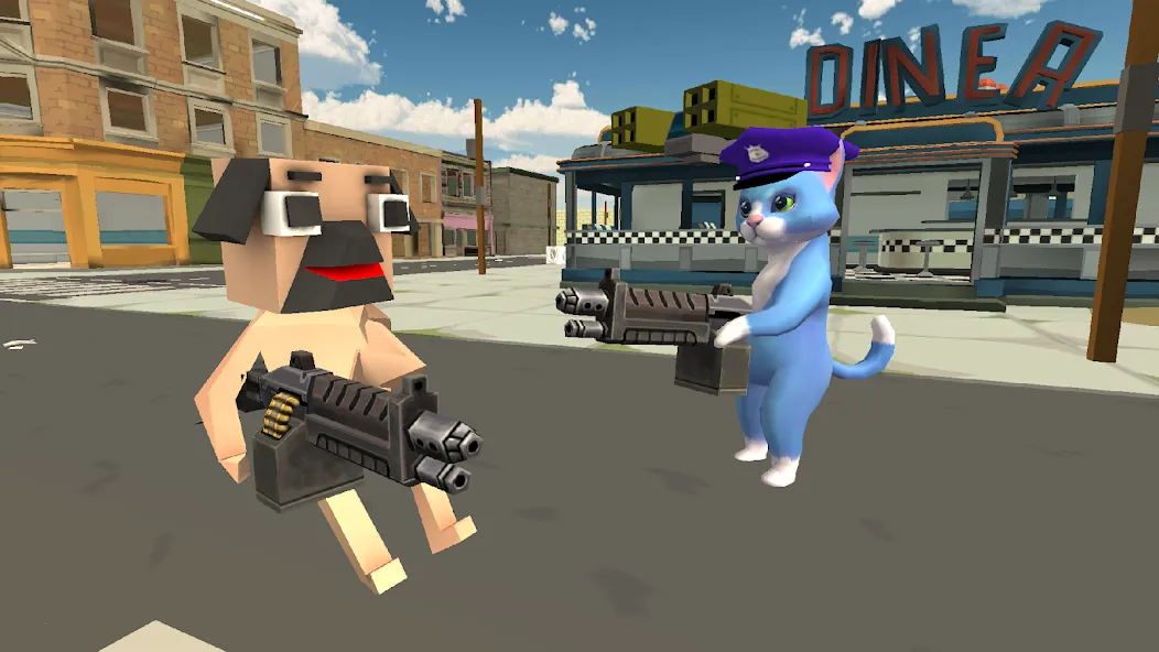 PugWars (Пагварс) [МОД: Бесконечные деньги, Монеты и Мега MOD] Screenshot 1