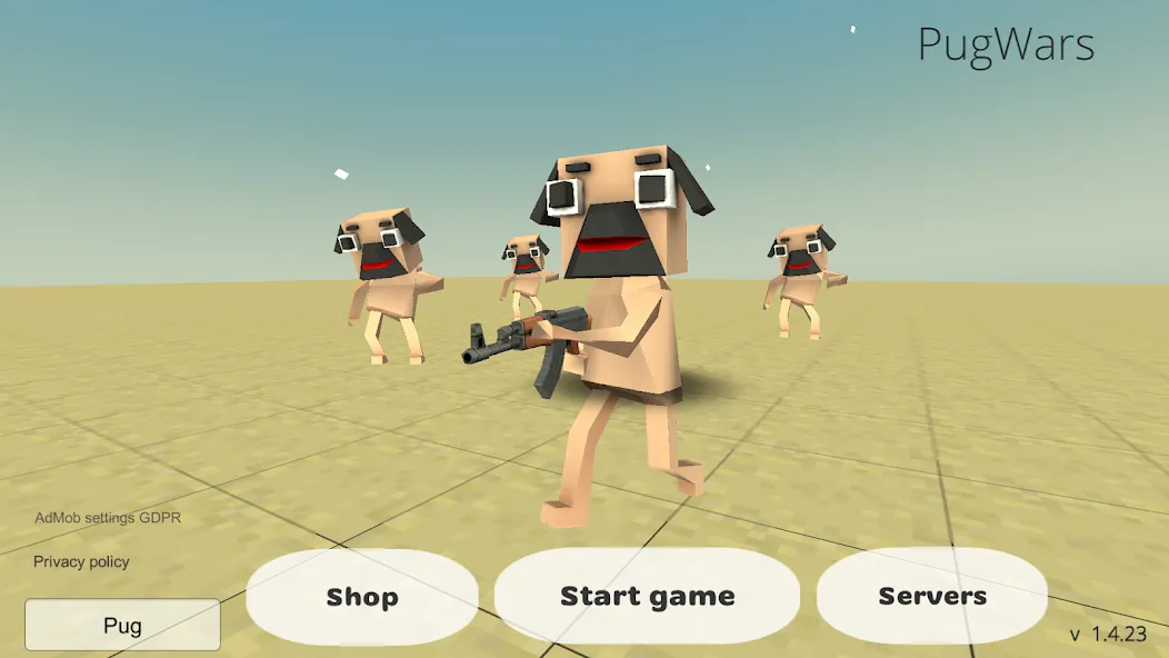 PugWars (Пагварс) [МОД: Бесконечные деньги, Монеты и Мега MOD] Screenshot 4