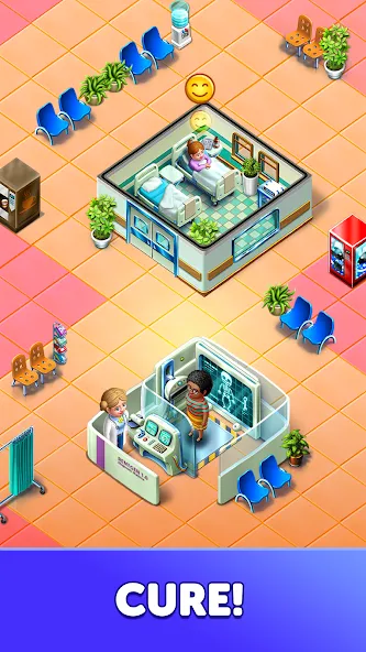 My Hospital: Build. Farm. Heal (Мой госпиталь) [МОД: Все открыто, Дополнительные деньги и Меню MOD] Screenshot 3