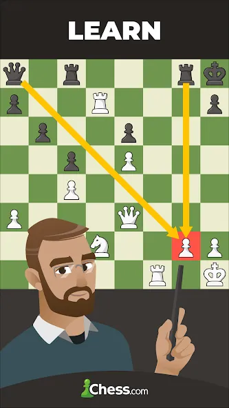 Chess - Play and Learn [МОД: Много монет, Открытые уровни и Мега MOD] Screenshot 5