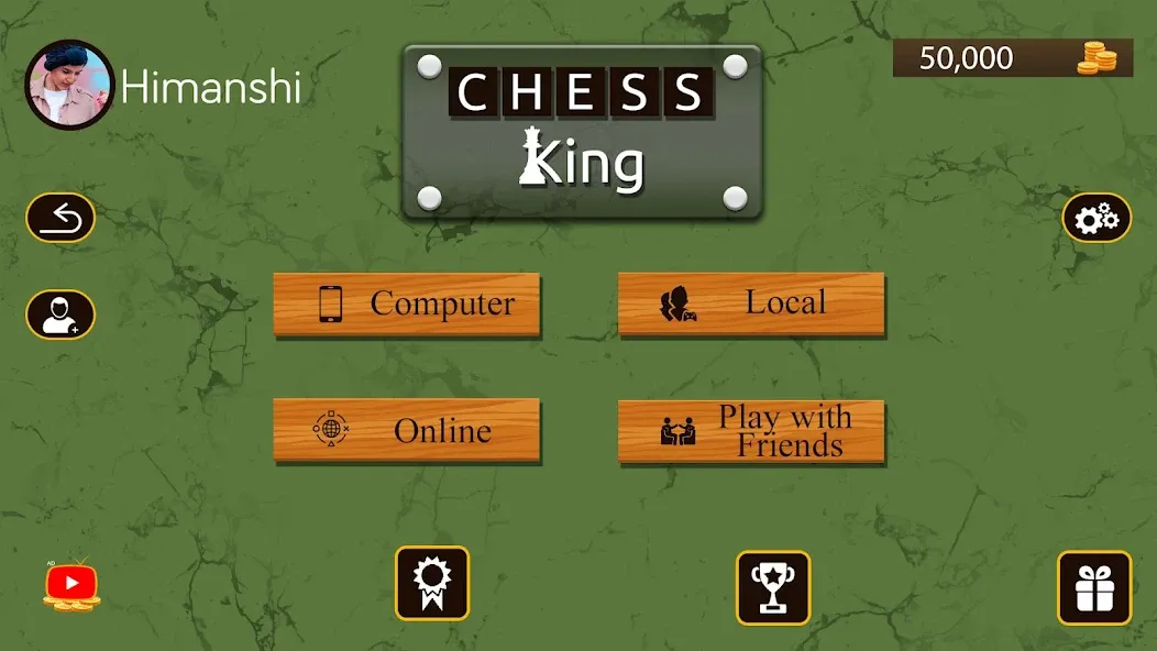 Chess King™- Multiplayer Chess (Чесс Кинг) [МОД: Деньги, Монеты и Меню MOD] Screenshot 1