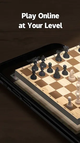 Chess: Ajedrez & Chess online [МОД: Меню, Бесконечные монеты и Открытые уровни] Screenshot 3