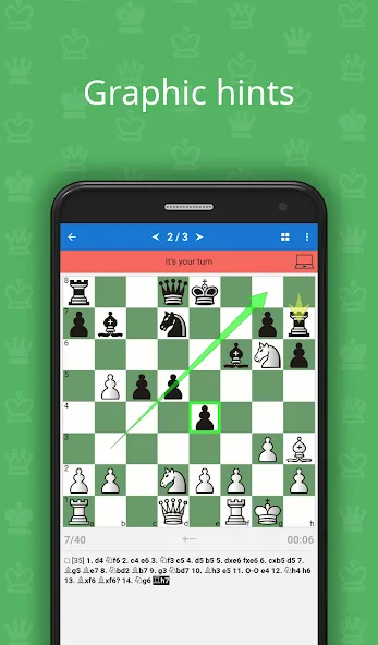 Chess Opening Lab (1400-2000) [МОД: Много монет, Открытые уровни и Мега MOD] Screenshot 1