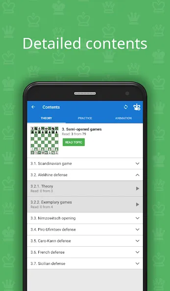 Chess Opening Lab (1400-2000) [МОД: Много монет, Открытые уровни и Мега MOD] Screenshot 5