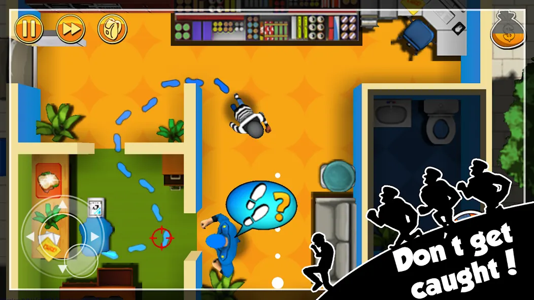 Robbery Bob - King of Sneak (Роббери Боб) [МОД: Деньги, Монеты и Меню MOD] Screenshot 1
