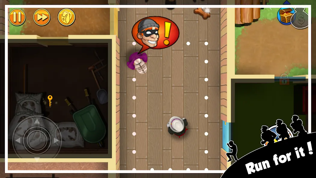 Robbery Bob - King of Sneak (Роббери Боб) [МОД: Деньги, Монеты и Меню MOD] Screenshot 4