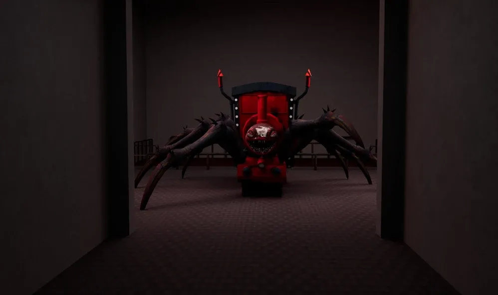 Spider Train Monsters Survival (Спайдер Трейн Монстерс Сурвайвал) [МОД: Меню, Бесконечные монеты и Открытые уровни] Screenshot 1