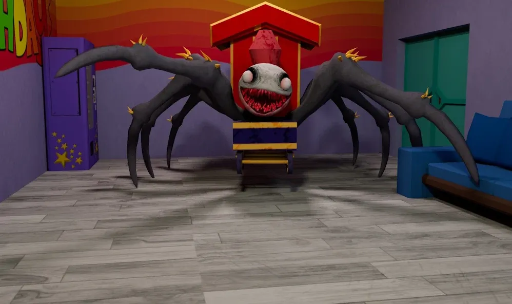 Spider Train Monsters Survival (Спайдер Трейн Монстерс Сурвайвал) [МОД: Меню, Бесконечные монеты и Открытые уровни] Screenshot 4