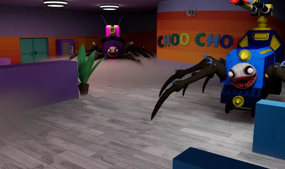 Spider Train Monsters Survival (Спайдер Трейн Монстерс Сурвайвал) [МОД: Меню, Бесконечные монеты и Открытые уровни] Screenshot 5