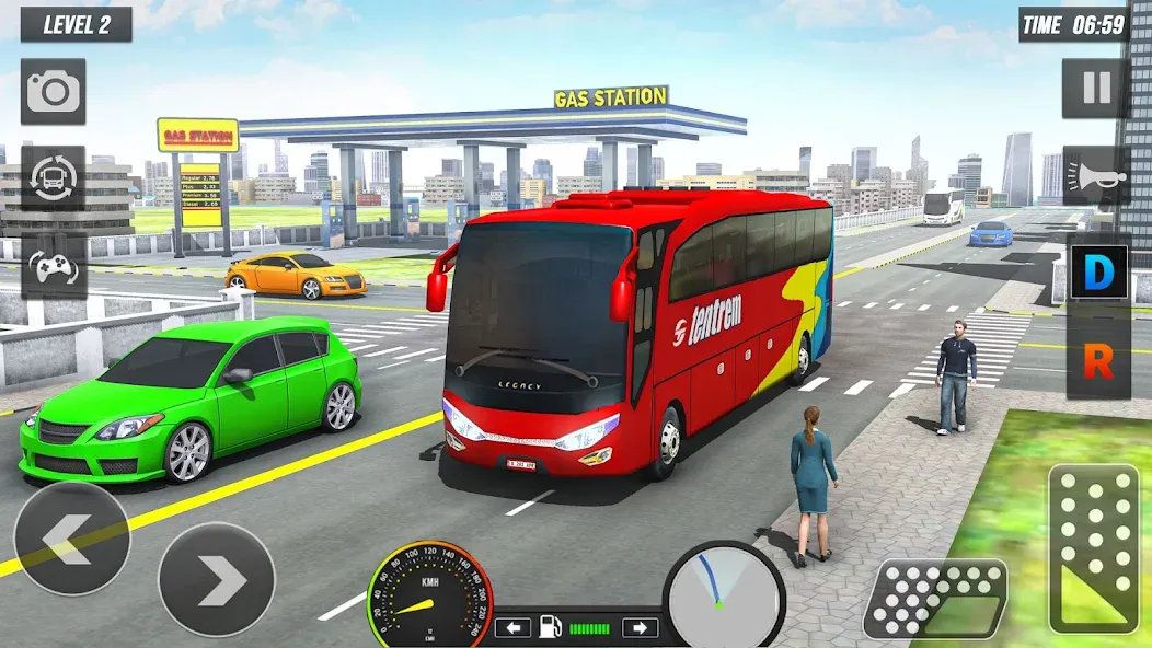 Coach Bus Simulator: Bus Games (Коуч Бас Симулятор) [МОД: Деньги, Монеты и Меню MOD] Screenshot 2