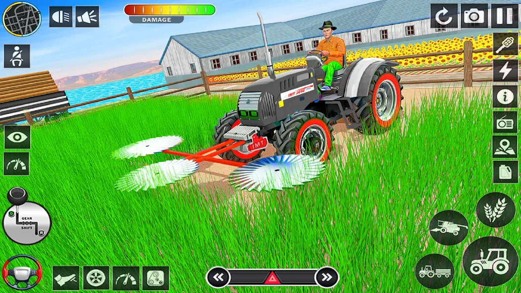 Big Tractor Farming Simulator (Биг Трактор Фарминг Симулятор) [МОД: Деньги, Монеты и Меню MOD] Screenshot 4