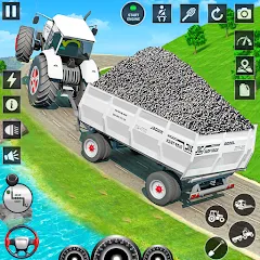 Скачать Big Tractor Farming Simulator (Биг Трактор Фарминг Симулятор) [МОД: Деньги, Монеты и Меню MOD] | Взлом Big Tractor Farming Simulator на Андроид