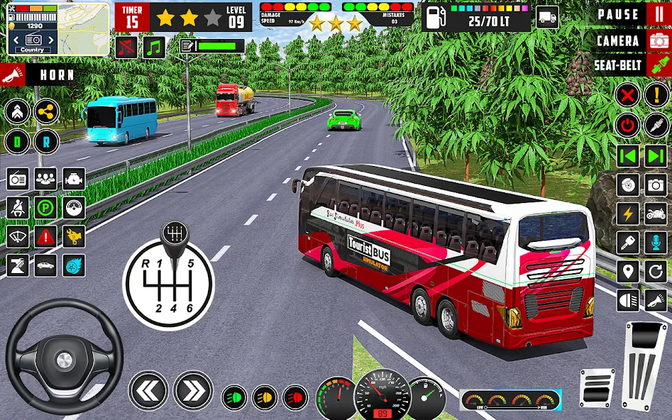 City Bus Simulator 3D Bus Game (Симулятор городского автобуса 3D  игра   ) [МОД: Бесконечные деньги, Монеты и Мега MOD] Screenshot 1