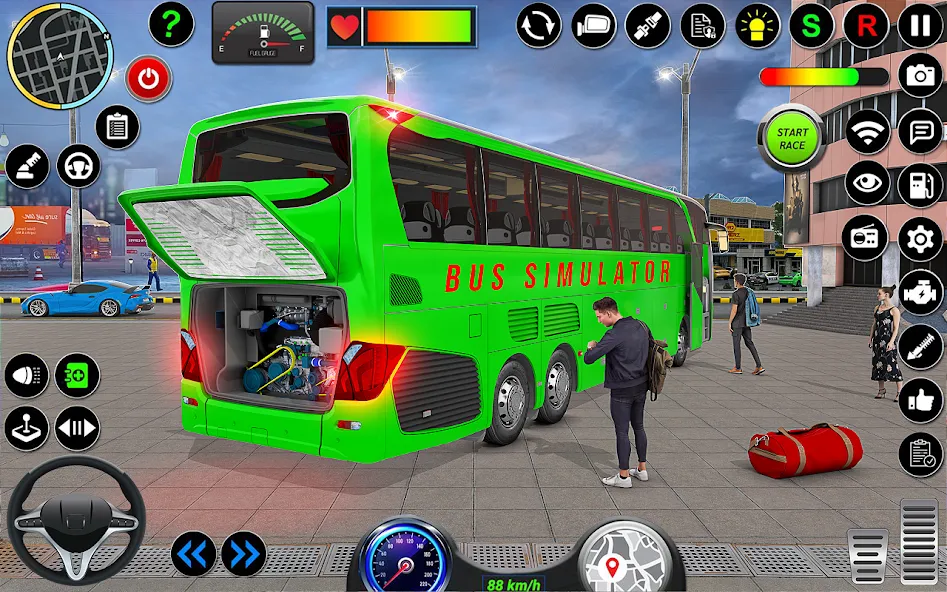 City Bus Simulator 3D Bus Game (Симулятор городского автобуса 3D  игра   ) [МОД: Бесконечные деньги, Монеты и Мега MOD] Screenshot 2