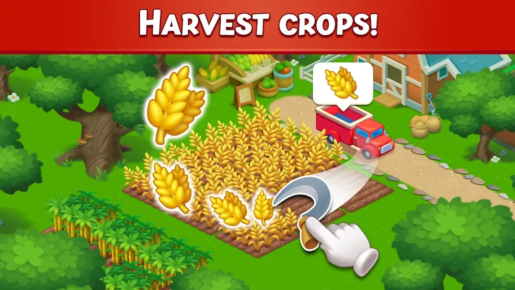 Farm City: Farming & Building (Фарм Сити) [МОД: Много монет, Открытые уровни и Мега MOD] Screenshot 1
