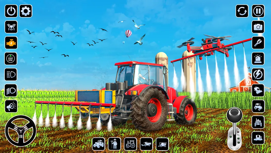 Farming Games & Tractor Games [МОД: Все открыто, Дополнительные деньги и Меню MOD] Screenshot 2