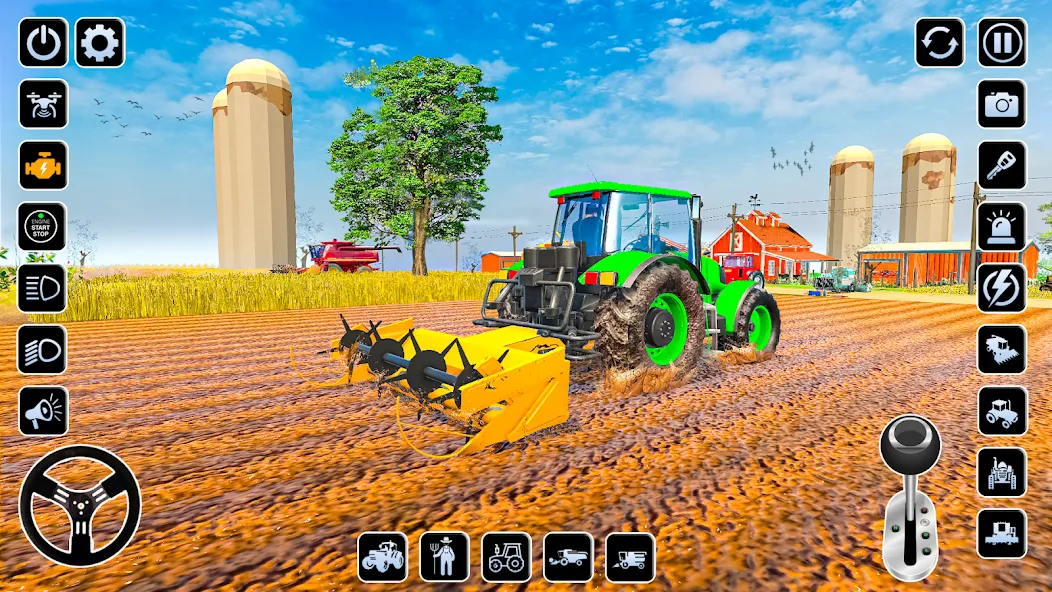 Farming Games & Tractor Games [МОД: Все открыто, Дополнительные деньги и Меню MOD] Screenshot 3