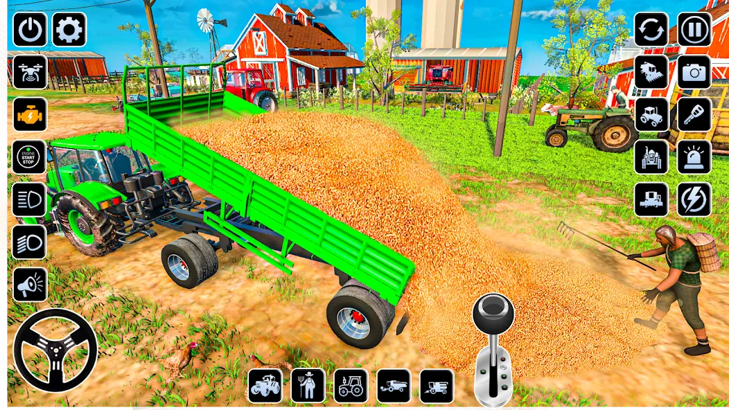 Farming Games & Tractor Games [МОД: Все открыто, Дополнительные деньги и Меню MOD] Screenshot 5