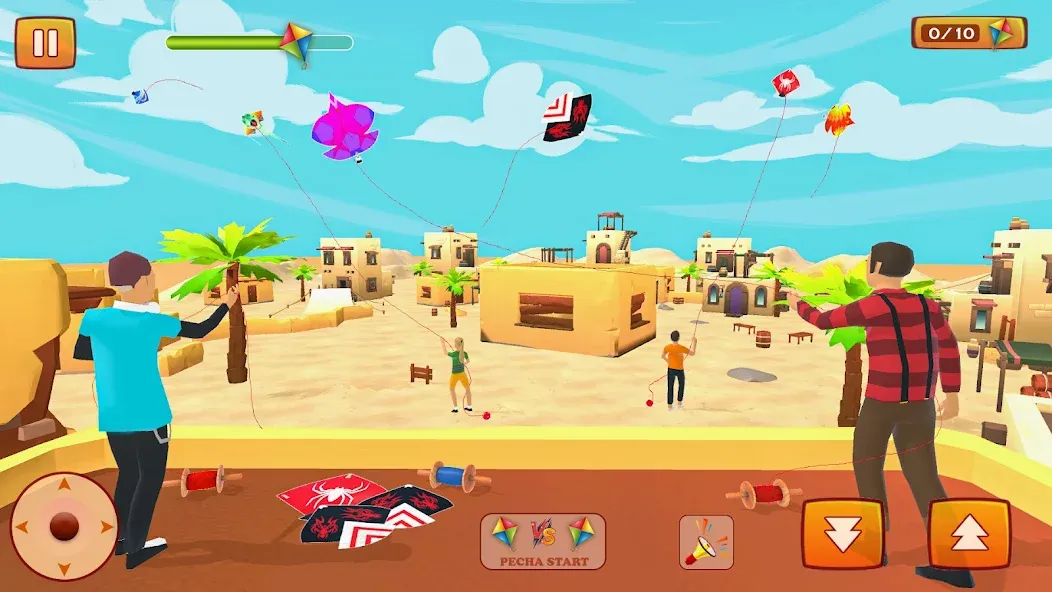 Kite Game: Kite Flying Game 3D [МОД: Бесконечные деньги, Монеты и Мега MOD] Screenshot 2