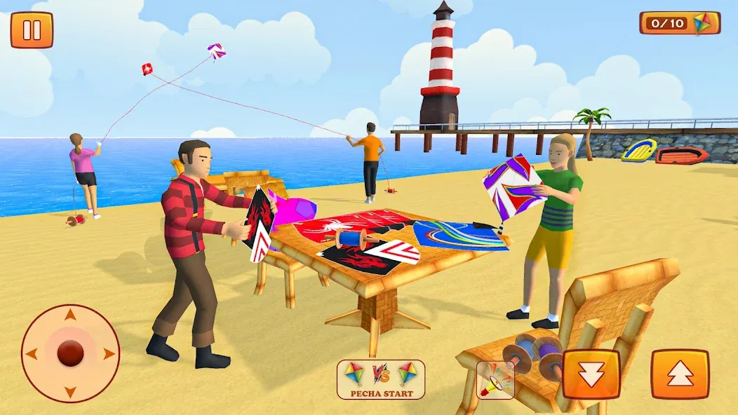 Kite Game: Kite Flying Game 3D [МОД: Бесконечные деньги, Монеты и Мега MOD] Screenshot 3