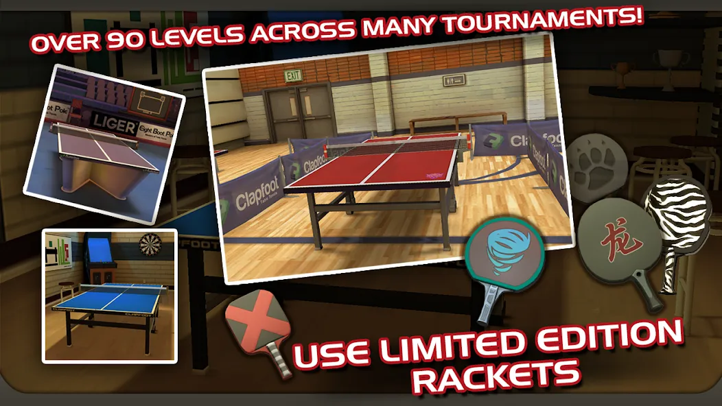 Ping Pong Masters (Пингпонг мастера) [МОД: Все открыто, Дополнительные деньги и Меню MOD] Screenshot 2