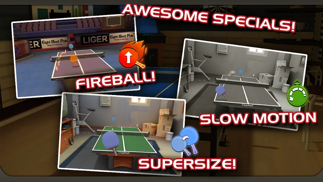 Ping Pong Masters (Пингпонг мастера) [МОД: Все открыто, Дополнительные деньги и Меню MOD] Screenshot 4