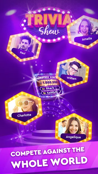 Trivia Show: TV Word Quiz Game [МОД: Много денег, Монет и Все открыто] Screenshot 2
