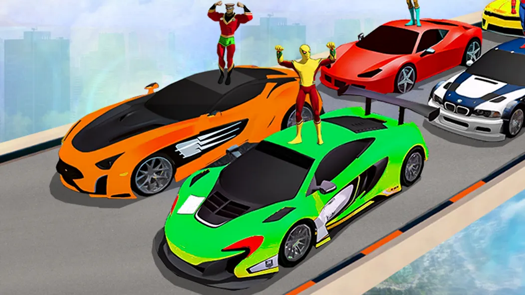 TopRace: Fast Car Simulator (Рамп Кар Гейм) [МОД: Все открыто, Дополнительные деньги и Меню MOD] Screenshot 1