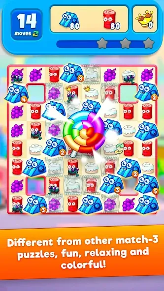 Sugar Heroes - match 3 game [МОД: Деньги, Монеты и Меню MOD] Screenshot 1