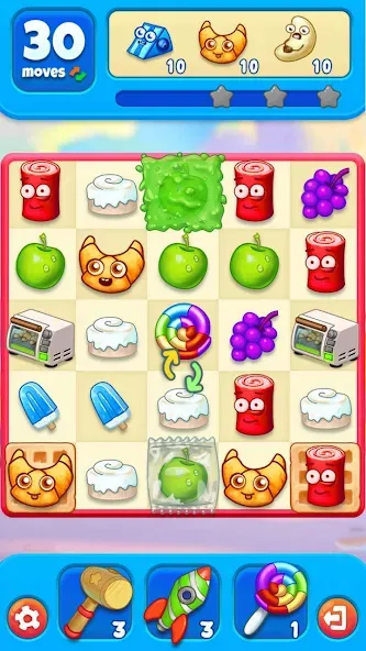 Sugar Heroes - match 3 game [МОД: Деньги, Монеты и Меню MOD] Screenshot 5