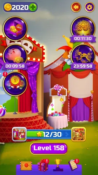Circus Words: Magic Puzzle [МОД: Много монет, Открытые уровни и Мега MOD] Screenshot 5