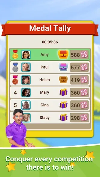 Crossword Online: Word Cup [МОД: Все открыто, Дополнительные деньги и Меню MOD] Screenshot 4