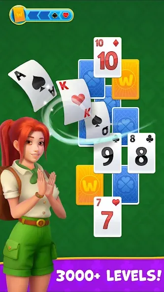 Kings & Queens: Solitaire Game [МОД: Все открыто, Дополнительные деньги и Меню MOD] Screenshot 1