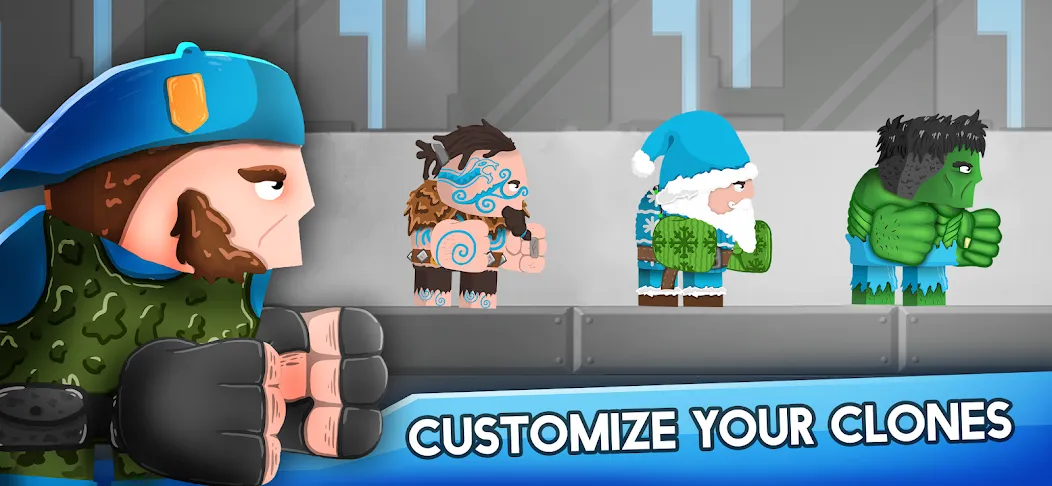 Clone Armies: Battle Game (Клоун армии) [МОД: Меню, Бесконечные монеты и Открытые уровни] Screenshot 2