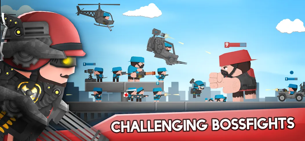 Clone Armies: Battle Game (Клоун армии) [МОД: Меню, Бесконечные монеты и Открытые уровни] Screenshot 4