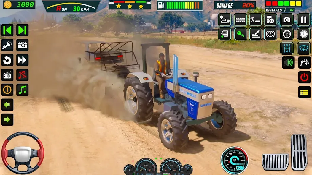 US Tractor Farming Games 3d [МОД: Бесконечные деньги, Монеты и Мега MOD] Screenshot 2