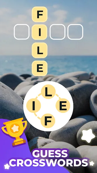 Word Line: Crossword Adventure [МОД: Все открыто, Дополнительные деньги и Меню MOD] Screenshot 3