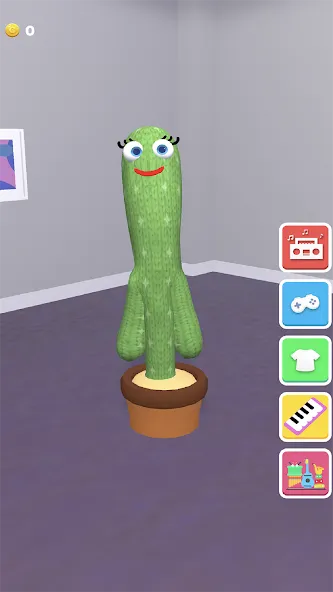 Talking Cactus (Токинг Кактус) [МОД: Все открыто, Дополнительные деньги и Меню MOD] Screenshot 1