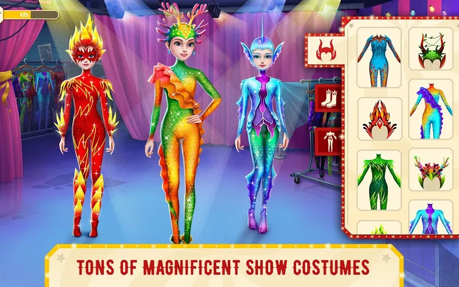 Fantasy Gymnastics [МОД: Много монет, Открытые уровни и Мега MOD] Screenshot 3