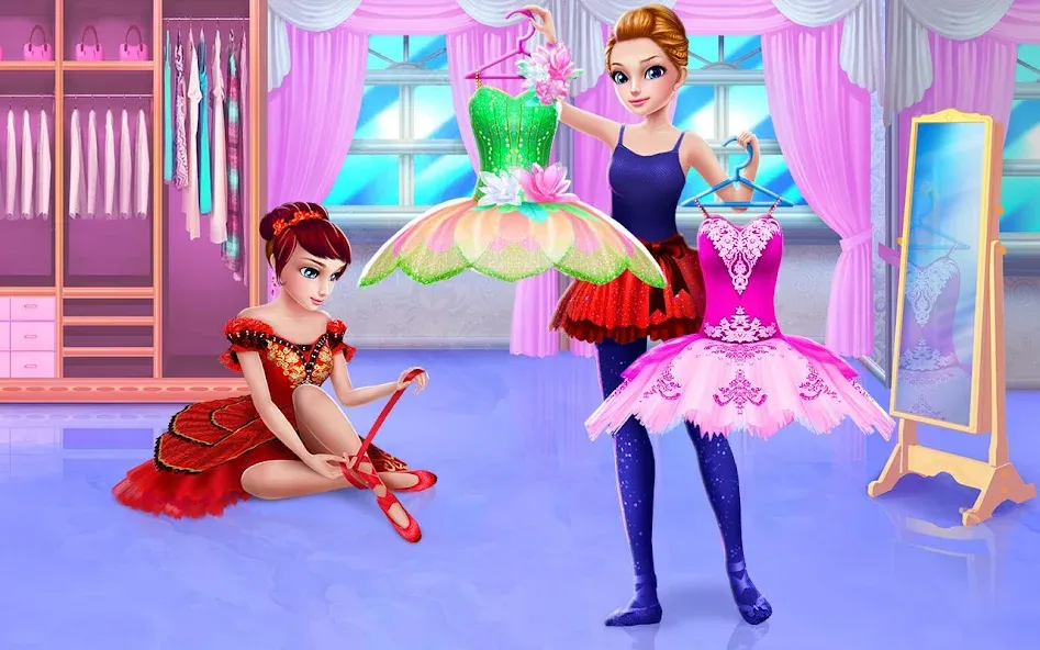 Pretty Ballerina - Girl Game [МОД: Много денег, Монет и Все открыто] Screenshot 3