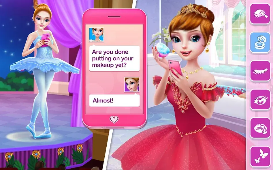 Pretty Ballerina - Girl Game [МОД: Много денег, Монет и Все открыто] Screenshot 4